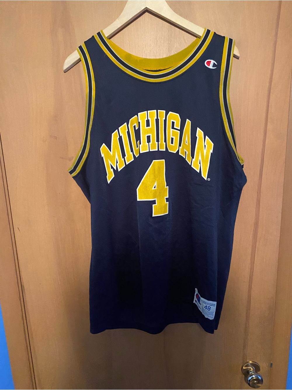 Vintage Michigan Wolverines Chris Webber Rare 90s College jersey